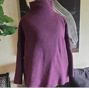 J. Jill Rich Plum Turtleneck Sweater